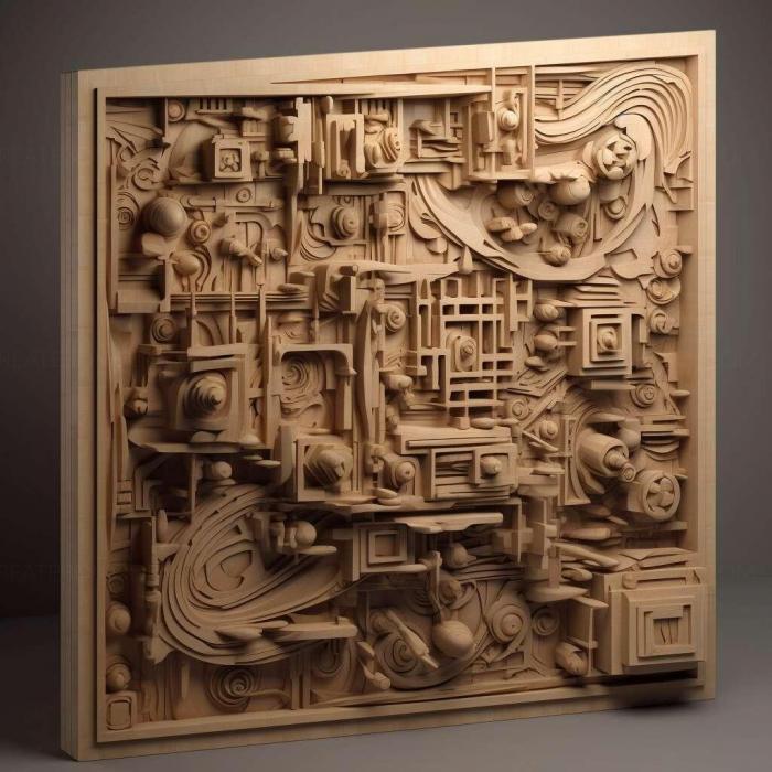 نموذج ثلاثي الأبعاد لآلة CNC 3D Art 